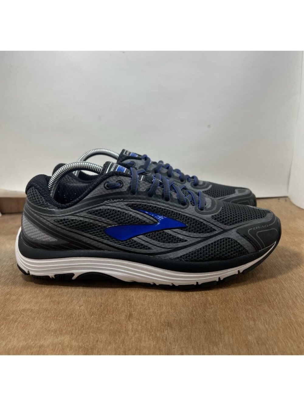 Brooks Dyad 9 Men Size 8.5 2E Wide Walking Running Shoes Gray Blue - 1102311D038